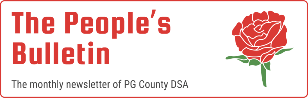 Header Tpb The People's Bulletin - Metro DC Democratic Socialists of America